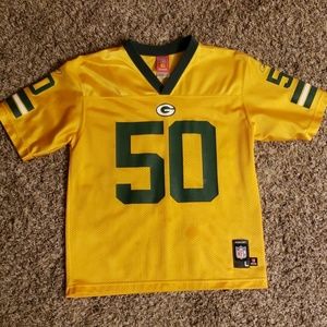 Youth Yellow Green Bay Packers Jersey